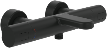 - Villeroy&Boch Universal Taps & Fittings bateria wannowa termostat, czarny mat TVT000001000K5 - TVT000001000K5 - Łazienki Szydłowski