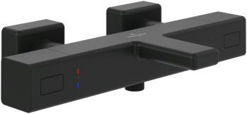 - Villeroy&Boch Universal Taps & Fittings bateria wannowa z termostatem, czarny mat TVT000002000K5 - TVT000002000K5 - Łazienki Szydłowski