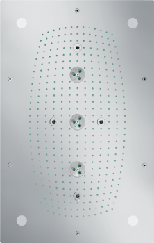  - HANSGROHE Raindance Rainmaker deszczownica 68x46 cm 3jet z oświetleniem chrom 28418000 - 28418000 - Łazienki Szydłowski