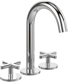  - Villeroy&Boch Loop&Friends bateria umywalkowa trzy otworowa, chrom TVZ10600900061 - TVZ10600900061 - Łazienki Szydłowski