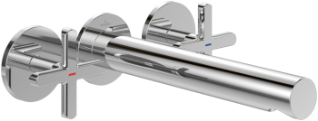  - Villeroy&Boch Loop&Friends bateria umywalkowa trzy otworowa ścienna, chrom TVZ10601200061 - TVZ10601200061 - Łazienki Szydłowski