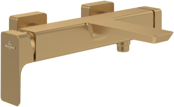 Villeroy&Boch Subway 3.0 bateria wannowa z wylewką, brushed gold TVT11200200076 TVT11200200076 od 