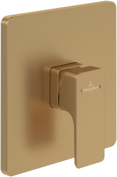 - Villeroy&Boch Subway 3.0 bateria prysznicowo do jednego odbiornika, brushed gold TVS11200200076 - TVS11200200076 - Łazienki Szydłowski