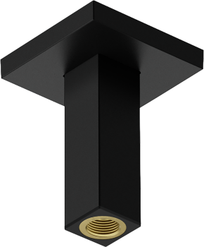  - HANSGROHE Ramię sufitowe E 10 cm czarny mat 24338670 - 24338670 - Łazienki Szydłowski