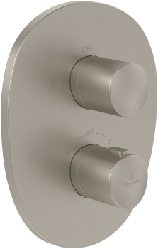  - Villeroy&Boch Antao Termostatyczna bateria do 2 odbiorników, brushed nickel matt TVS11100200064 - TVS11100200064 - Łazienki Szydłowski