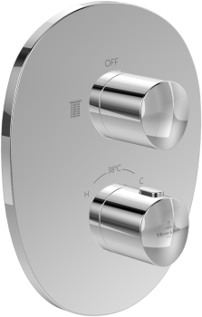 - Villeroy&Boch Antao Termostatyczna bateria do 1 odbiornika  chrom TVS11100100061 - TVS11100100061 - Łazienki Szydłowski