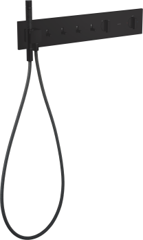  - AXOR ShowerComposition Moduł termostatyczny 610/110, podtynkowy do 4 odbiorników czarny mat 12573670 - 12573670 - Łazienki Szydłowski
