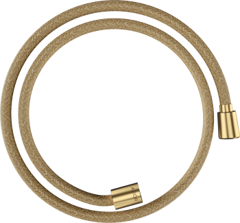  - Axor ShowerSolutions Tekstylny wąż prysznicowy 125 cm z nakrętką cylindryczną i stożkową złoty optyczny szczotkowany 28227250 - 28227250 - Łazienki Szydłowski