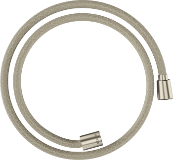  - Axor ShowerSolutions Tekstylny wąż prysznicowy 1,25 m z nakrętką cylindryczną i stożkową nikiel szczotkowany 28227820 - 28227820 - Łazienki Szydłowski
