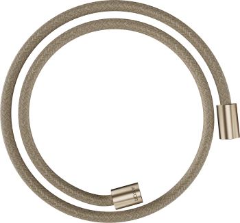 - Axor ShowerSolutions Tekstylny wąż prysznicowy 125 cm z nakrętkami cylindrycznymi brąz szczotkowany 28228140 - 28228140 - Łazienki Szydłowski