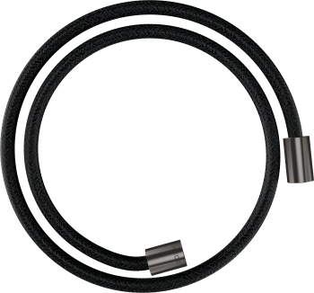  - HANSGROHE Axor ShowerSolutions Tekstylny wąż prysznicowy 125 cm z nakrętkami cylindrycznymi czarny chrom szczotkowany 28228340 - 28228340 - Łazienki Szydłowski