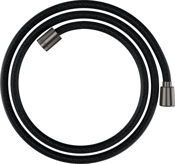  - HANSGROHE Axor ShowerSolutions Tekstylny wąż prysznicowy 160 cm z nakrętką stożkową i cylindryczną czarny chrom szczotkowany 28259340 - 28259340 - Łazienki Szydłowski