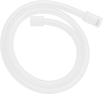  - Axor Starck Wąż prysznicowy z efektem metalicznym 160 cm z nakrętkami cylindrycznymi biały mat 28286700 - 28286700 - Łazienki Szydłowski