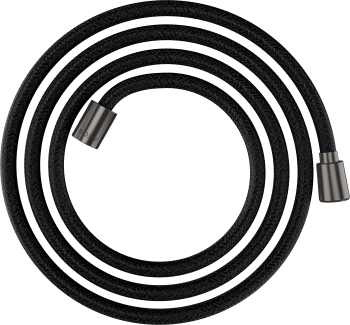  - HANSGROHE Axor ShowerSolutions Tekstylny wąż prysznicowy 200 cm z nakrętką cylindryczną i stożkową czarny chrom szczotkowany 28290340 - 28290340 - Łazienki Szydłowski