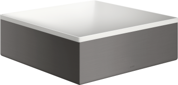 - Axor Suite Basins & Bathtub Umywalka nablatowa 28,5x28,5 cm czarny chrom szczotkowany 42002340 - 42002340 - Łazienki Szydłowski