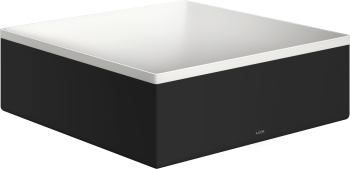  - Axor Suite Basins & Bathtub Umywalka nablatowa 28,5 x 28,5 cm z otworem na baterię i przelewem czarny mat 42002670 - 42002670 - Łazienki Szydłowski