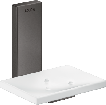 - Axor Universal Rectangular Mydelniczka czarny chrom szczotkowany 42605340 - 42605340 - Łazienki Szydłowski