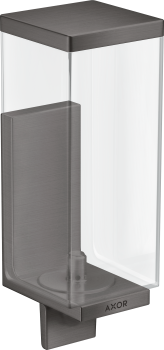 - Axor Universal Rectangular Dozownik mydła w płynie czarny chrom szczotkowany 42610340 - 42610340 - Łazienki Szydłowski