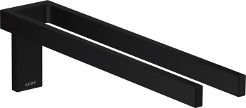 - Axor Universal Rectangular Podwójny wieszak na ręcznik czarny mat 42622670 - 42622670 - Łazienki Szydłowski