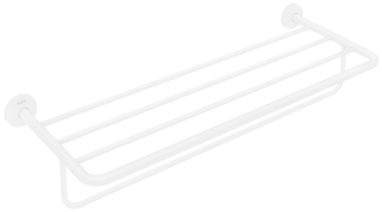 - Axor Universal Circular Półka na ręczniki z wieszakiem biały mat 42843700 - 42843700 - Łazienki Szydłowski