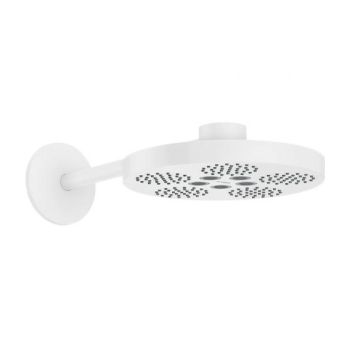  - HANSGROHE Axor One deszczownica 28 cm 2jet z ramieniem prysznicowym biały mat 48492700 - 48492700 - Łazienki Szydłowski