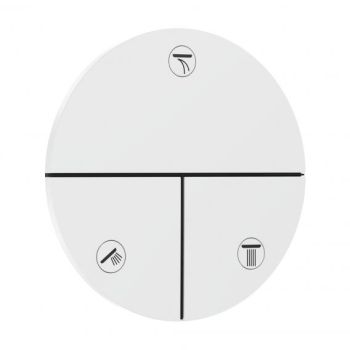  - HANSGROHE ShowerSelect Comfort S Zawór odcinający, podtynkowy do 3 odbiorników biały mat 15558700 - 15558700 - Łazienki Szydłowski