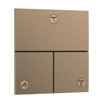 - HANSGROHE ShowerSelect Comfort E Zawór odcinający, podtynkowy do 3 odbiorników brąz szczotkowany 15573140 - 15573140 - Łazienki Szydłowski
