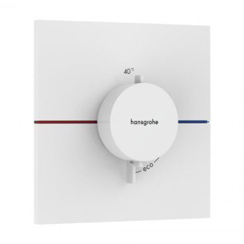  - HANSGROHE ShowerSelect Comfort E Bateria termostatyczna, podtynkowa biały mat 15574700 - 15574700 - Łazienki Szydłowski