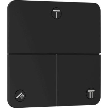 - HANSGROHE ShowerSelect Comfort Q Zawór odcinający, podtynkowy do 3 odbiorników czarny mat 15587670 - 15587670 - Łazienki Szydłowski