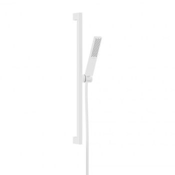 - HANSGROHE Pulsify E Zestaw prysznicowy 100 1jet EcoSmart+ z drążkiem 65 cm biały mat 24371700 - 24371700 - Łazienki Szydłowski