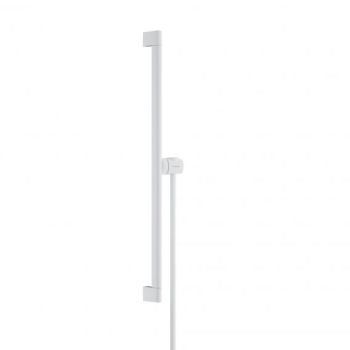  - HANSGROHE Unica Drążek prysznicowy S Puro 65 cm z suwakiem EasySlide i wężem prysznicowym Isiflex 160cm biały mat 24402700 - 24402700 - Łazienki Szydłowski