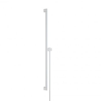  - HANSGROHE Unica Drążek prysznicowy S Puro 90 cm z suwakiem EasySlide i wężem prysznicowym Isiflex 160cm biały mat 24405700 - 24405700 - Łazienki Szydłowski