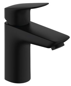  - HANSGROHE Logis bateria umywalkowa 100 z kompletem odpływowym czarny mat 71100670 - 71100670 - Łazienki Szydłowski