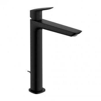 - HANSGROHE Logis bateria umywalkowa z kompletem odpływowym czarny mat 71257670 - 71257670 - Łazienki Szydłowski