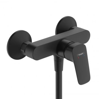 - HANSGROHE Logis bateria prysznicowa natynkowa czarny mat 71600670 - 71600670 - Łazienki Szydłowski