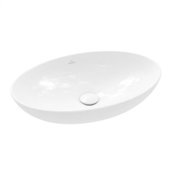  - Villeroy&Boch Loop&Friends umywalka nablatowa 56 x 38 cm z przelewem biała 4A470001 - 4A470001 - Łazienki Szydłowski