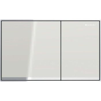 - GEBERIT Sigma 60 przycisk spłukujący montaż zlicowany szkło piaskowy szary 115640JL1 - 115.640.JL.1 - Łazienki Szydłowski