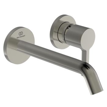  - Ideal Standard Joy bateria umywalkowa ścienna, element zewnetrzny 18cm, silver storm A7378GN - A7378GN - Łazienki Szydłowski