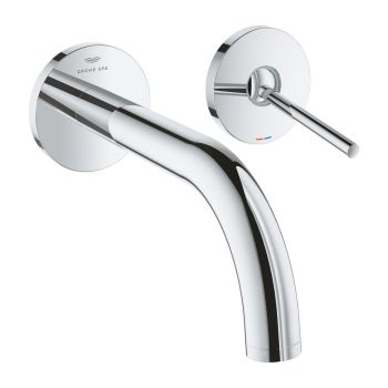 - GROHE-Atrio 2 otworowa bateria umywalkowa 185 mm chrom 29410000 - 29410000 - Łazienki Szydłowski