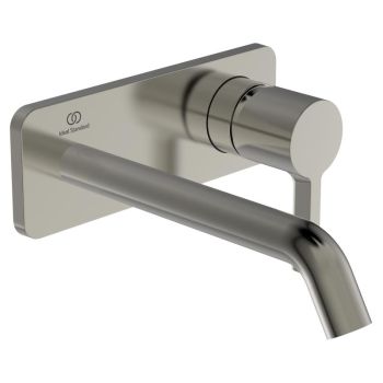  - Ideal Standard Joy bateria umywalkowa ścienna, element zewnetrzny 22cm, silver storm A7381GN - A7381GN - Łazienki Szydłowski