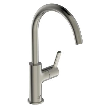  - Ideal Standard Joy bateria umywalkowa wysoka z ruchoma wylewką, silver storm BC778GN - BC778GN - Łazienki Szydłowski