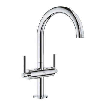 - GROHE-Atrio Jednootworowa bateria umywalkowa Rozmiar L chrom 21145000 - 21145000 - Łazienki Szydłowski