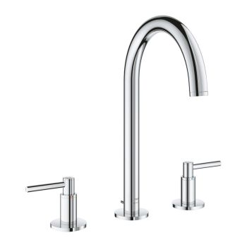 - GROHE-Atrio Trzyotworowa bateria umywalkowa rozmiar M chrom 20649000 - 20649000 - Łazienki Szydłowski