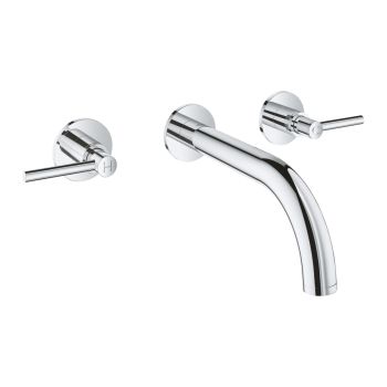 - GROHE-Atrio Trzyotworowa bateria umywalkowa rozmiar S chrom 20662000 - 20662000 - Łazienki Szydłowski