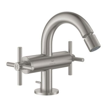 - GROHE-Atrio  bateria bidetowa rozmiar M stal nierdzewna 24353DC0 - 24353DC0 - Łazienki Szydłowski
