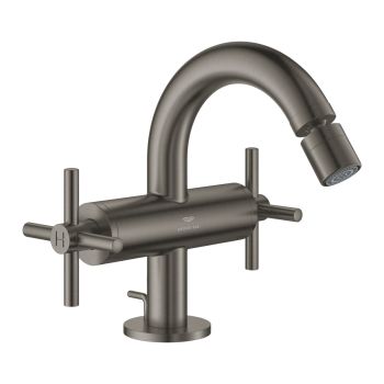 - GROHE-Atrio bateria bidetowa rozmiar M brushed hard graphite 24353AL0 - 24353AL0 - Łazienki Szydłowski