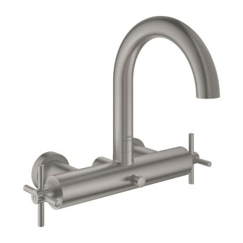 - GROHE-Atrio bateria wannowa stal nierdzewna 25268DC0 - 25268DC0 - Łazienki Szydłowski