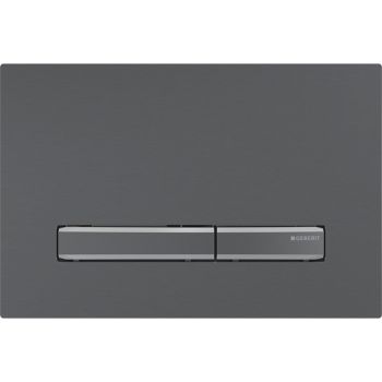 - GEBERIT Sigma 50 Przycisk spłukujący przedni, czarny chrom szczotkowany 115671QD2 - 115.671.QD.2 - Łazienki Szydłowski