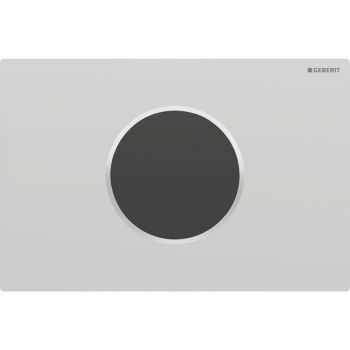 - GEBERIT Sigma 10 Elektroniczny zestaw uruchamiający WC Geberit, IR, zasilanie bateryjne,chrom / matowy, z powłoką easy-to-clean  115908JQ6 - 115.908.JQ.6 - Łazienki Szydłowski