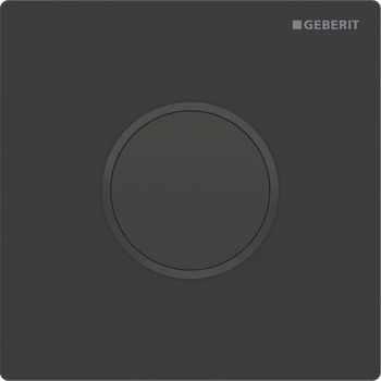 - GEBERIT Elektroniczny zawór spłukujący do pisuaru, zasilanie bateryjne, Typ 10, czarny mat, easy-to-clean 116035161 - 116.035.16.1 - Łazienki Szydłowski